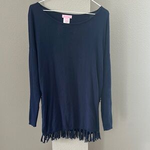 Lilly Pulitzer Ramona Fringe sweater